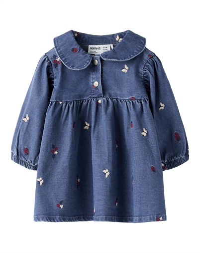 Name it - NBFAlva Denim Kjole - Medium Blue Denim